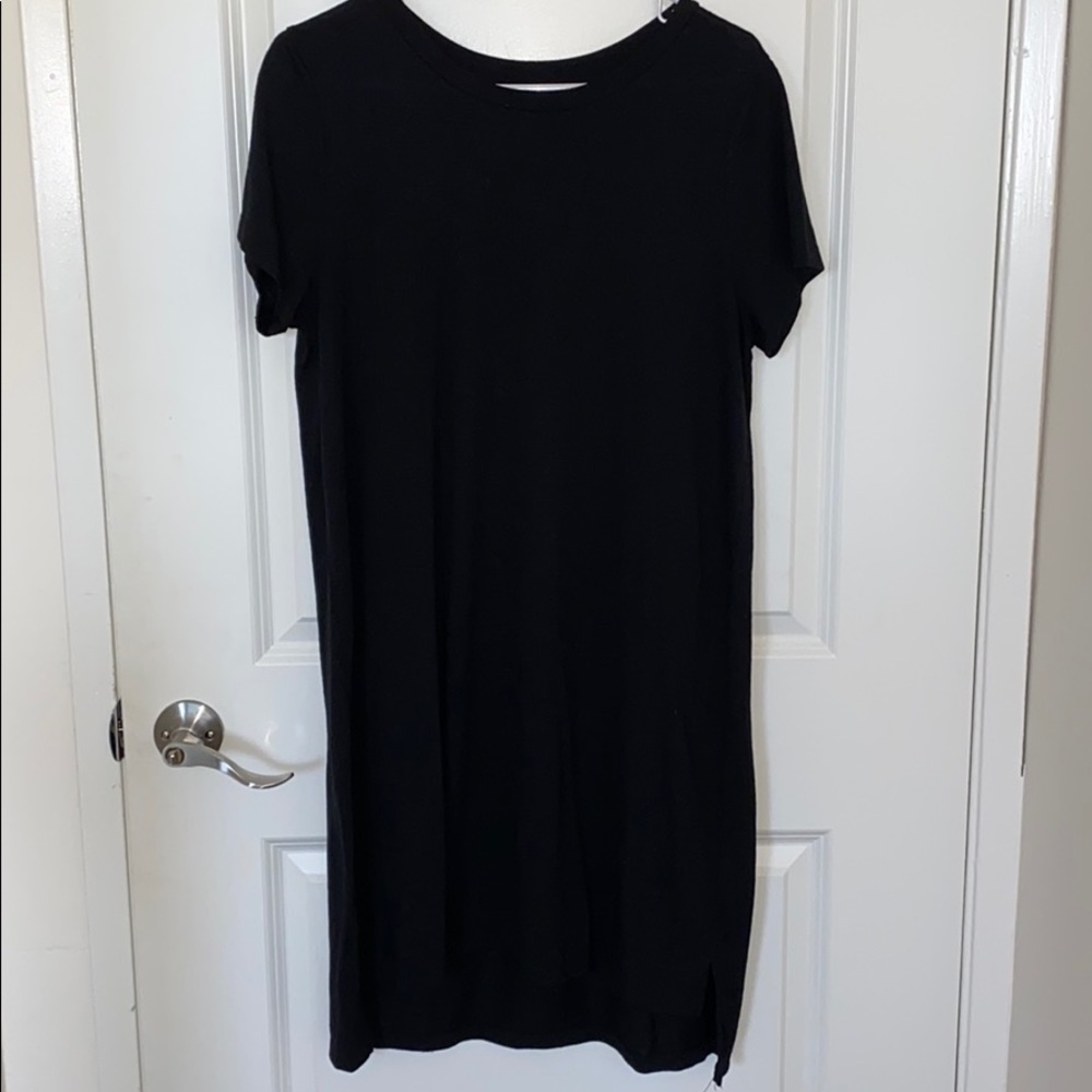 Mossimo Black T-Shirt Dress